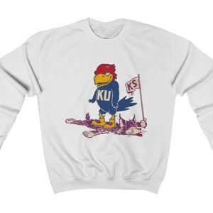 KU Jayhawks Retro Beat K State Unisex Crewneck Sweatshirt